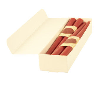 Honey Candles - Taper Pairs 12in Case of 4 - 13 colours by Honey Candles - Ebambu.ca natural health product store - free shipping <59$