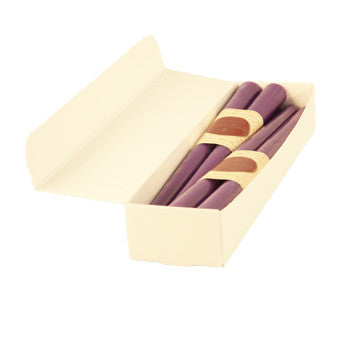 Honey Candles - Taper Pairs 12in Case of 4 - 13 colours by Honey Candles - Ebambu.ca natural health product store - free shipping <59$