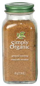 Simply Organic - Noix de muscade moulue 65 g