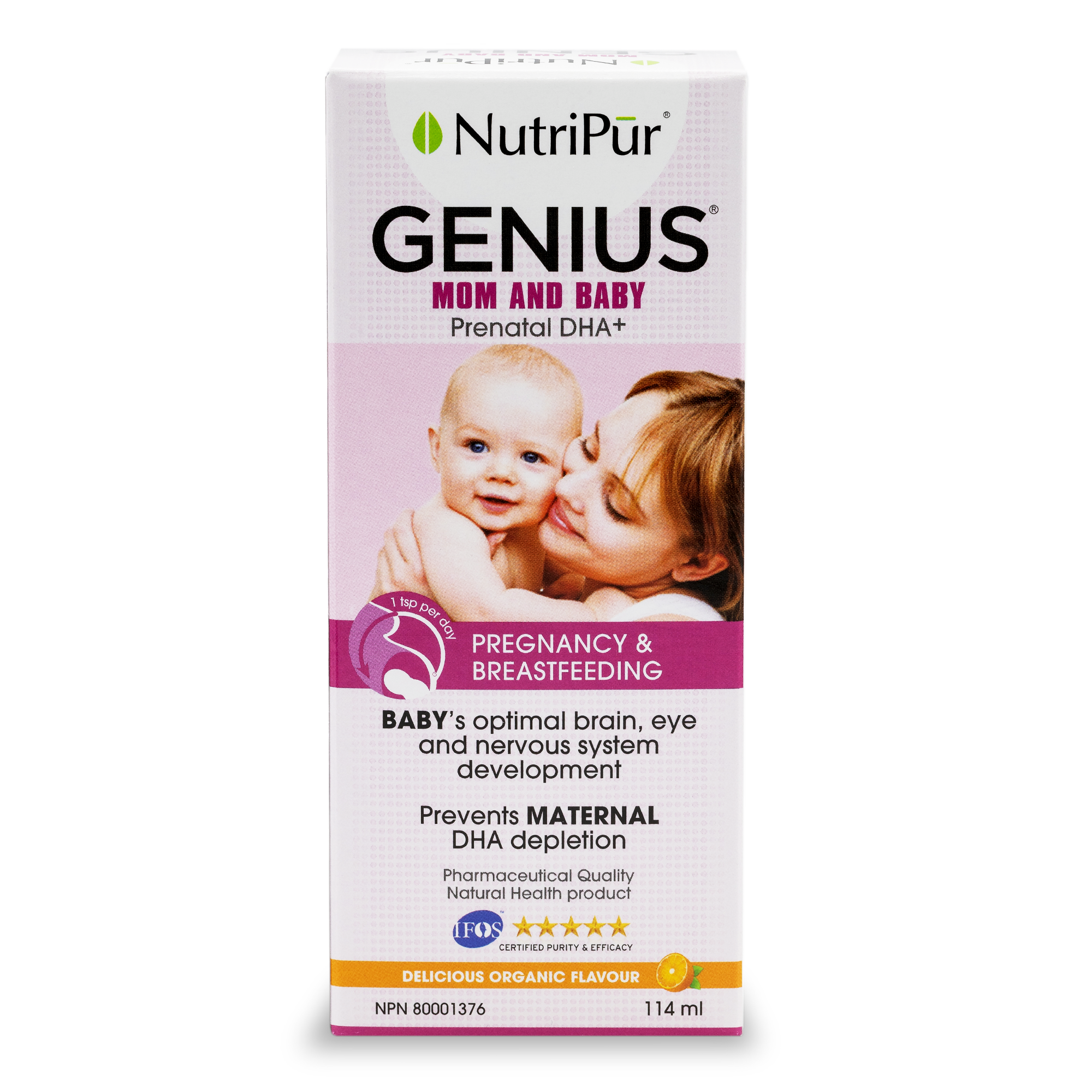 Genius Mom and Baby - Nutripur - pregancy and breastfeeding - prevents ADD/ADH in children - and maternal DHA depletion to prevent post-partrum