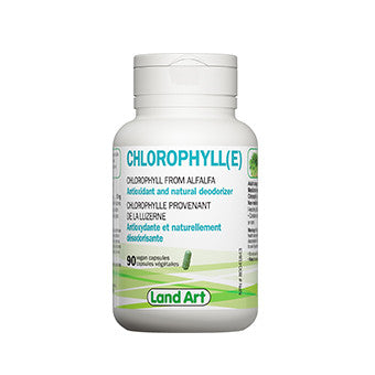 Land Art Chlorophyll 90 Capsules by Land art - Ebambu.ca natural health product store - free shipping <59$ 