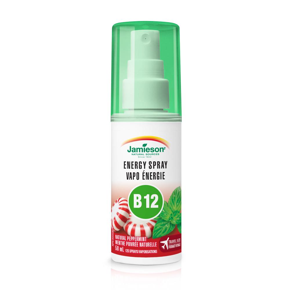 Jamieson Vitamin B12 Energy Spray Peppermint Flavor - 58 ml