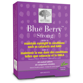 New Nordic Blue Berry Strong by New Nordic - Ebambu.ca natural health product store - free shipping <59$ 