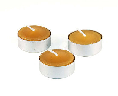 Honey Candles - T-Light Single - 3 colours - 3 style cups by Honey Candles - Ebambu.ca natural health product store - free shipping <59$ 