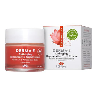 Derma e - Anti-Aging Regenerative Night Cream 56g - Ebambu.ca free delivery >59$