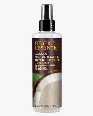 Desert Essence - Coconut Hair Defrizzer & Heat Protector 273 ml - Ebambu.ca free delivery >59$