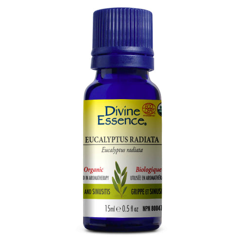 Divine Essence - Essential Oils - Eucalyptus (Organic) - 2 scents - Radiate 15mL - Ebambu.ca FREE SHIPPING OVER 59$.jpg
