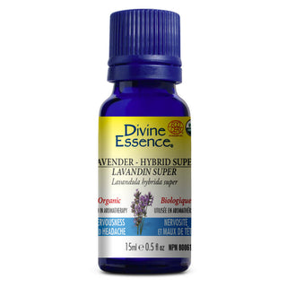 Divine Essence - Essential Oils - Lavender (organic) Hybrid Super - Ebambu.ca free delivery >59$