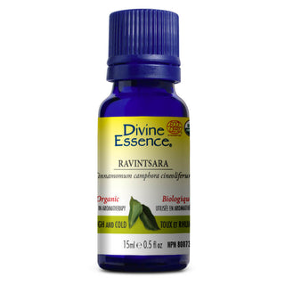 Divine Essence - Essential Oils - Ravintsara (Organic) - Ebambu.ca free delivery >59$