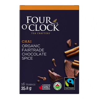 Four O´Clock - Chocolate Spice Herbal Tea 16 Bags - Ebambu.ca free delivery >59$