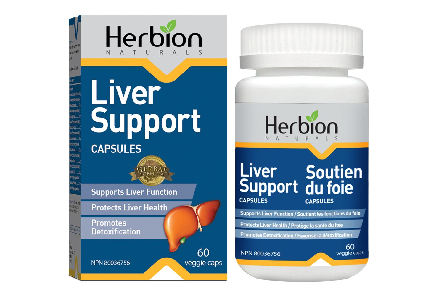 Herbion - Liver Support - 60 Vcaps by Herbion - Ebambu.ca natural health product store - free shipping <59$ 