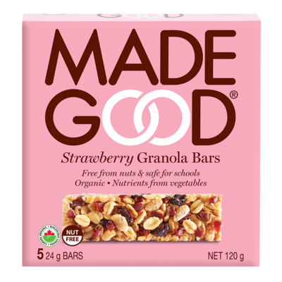 MadeGood - Strawberry granola bars