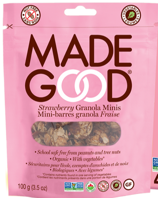 MadeGood - Strawberry granola minis