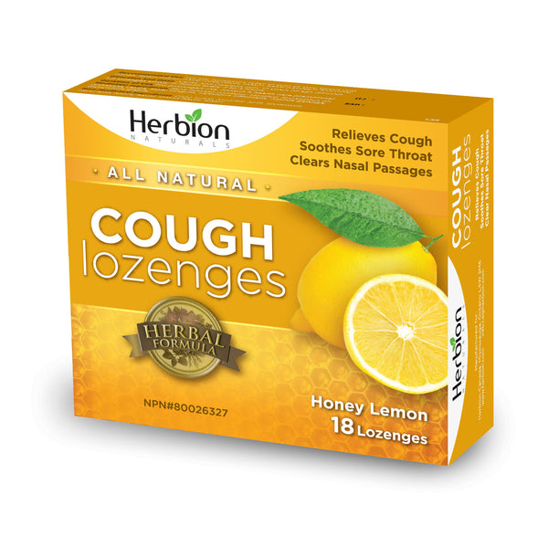 Herbion Natural Cough Lozenges- 18 lozenges by Herbion - Ebambu.ca natural health product store - free shipping <59$ 