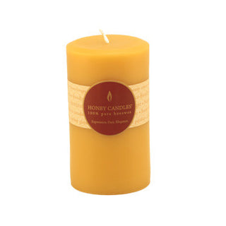 Honey Candles - Round Pillars - 13 colours by Honey Candles - Ebambu.ca natural health product store - free shipping <59$ 