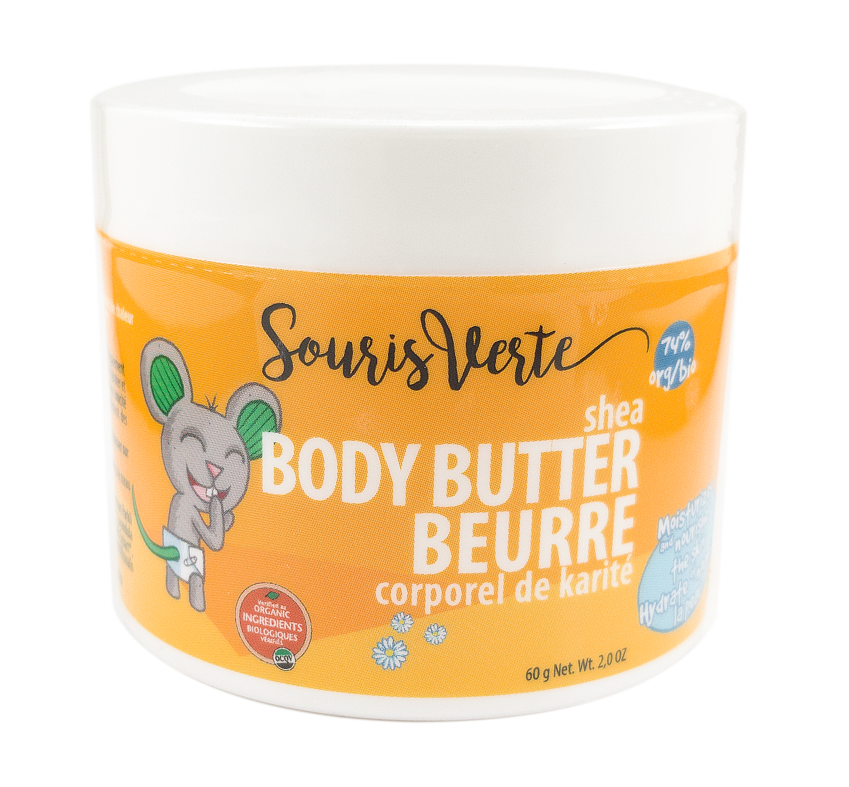 Souris Verte - Shea Butter Butter 60 g - Ebambu.ca free delivery >59$