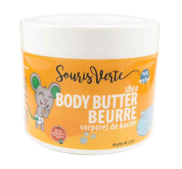 Souris Verte - Shea Butter Butter 60 g - Ebambu.ca free delivery >59$