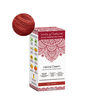 Tints of Nature - Henna Cream Red - Ebambu.ca free delivery >59$