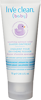 Live Clean - Soothing Diaper Ointment by Live Clean - Ebambu.ca natural health product store - free shipping <59$ 